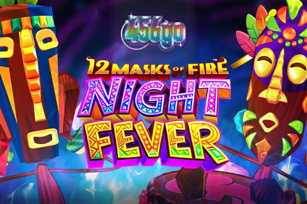 Cena vibrante e iluminada por neon do jogo 12 Masks of Fire: Night Fever